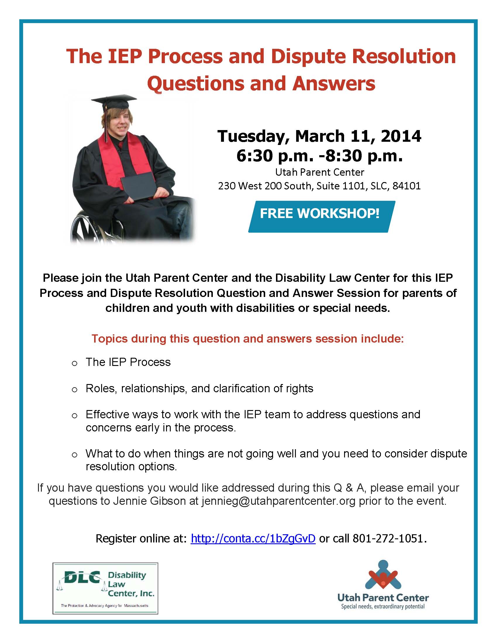 IEP Q & A Poster IEP Q & A Poster